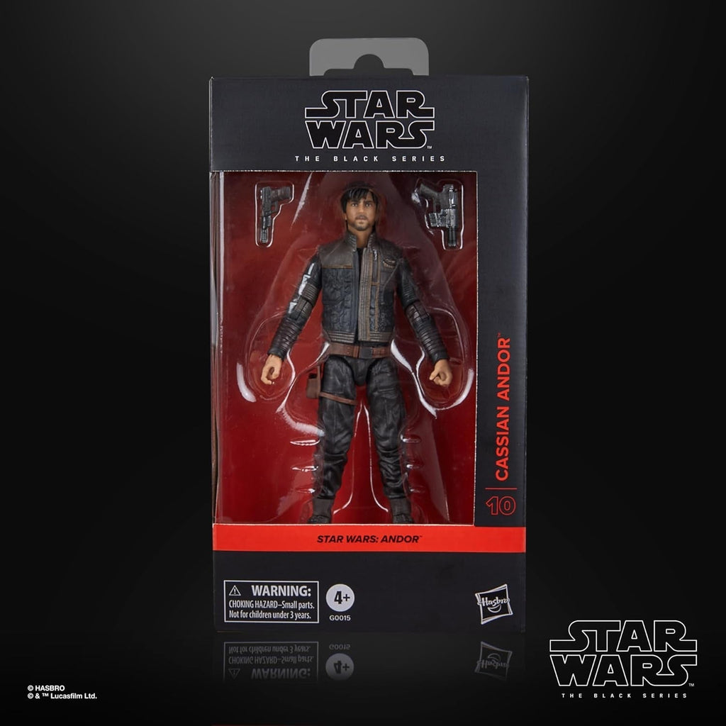 Star Wars Seria Neagră Cassian Andor Andor Figura de acțiune de colecționat, 15 cm Action figures Naty Shop