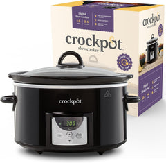 Digitální pomalý hrnec Crockpot, 3,5 l (3 až 4 osoby), CSC113X pomalý hrnec Naty Shop Black 3,5 litru