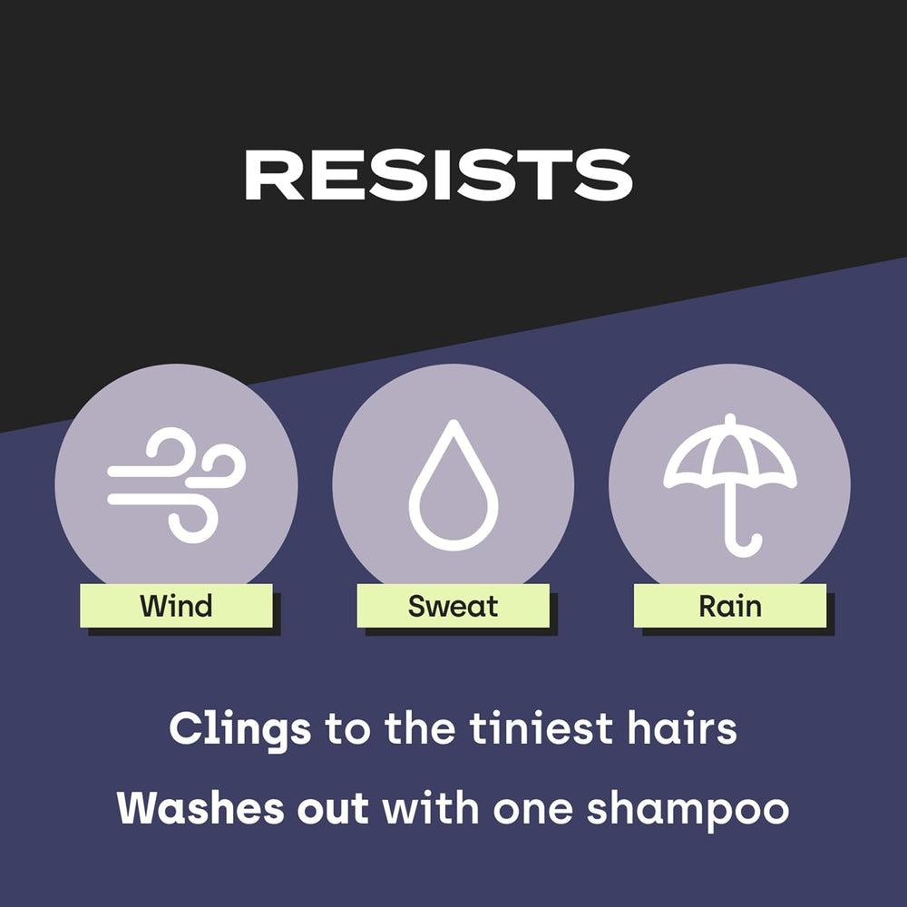 Păr împrăștiat de culoare maro închis pentru un păr mai plin în câteva secunde, pudră de păr pentru un aspect autentic, păr de vărsare pentru pierderea părului pentru bărbați și femei, 55g Ingrijirea parului Naty Shop