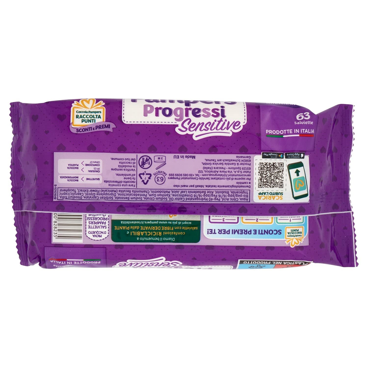 Vlhčené ubrousky PAMPERS Sensen, náhradní balení 56