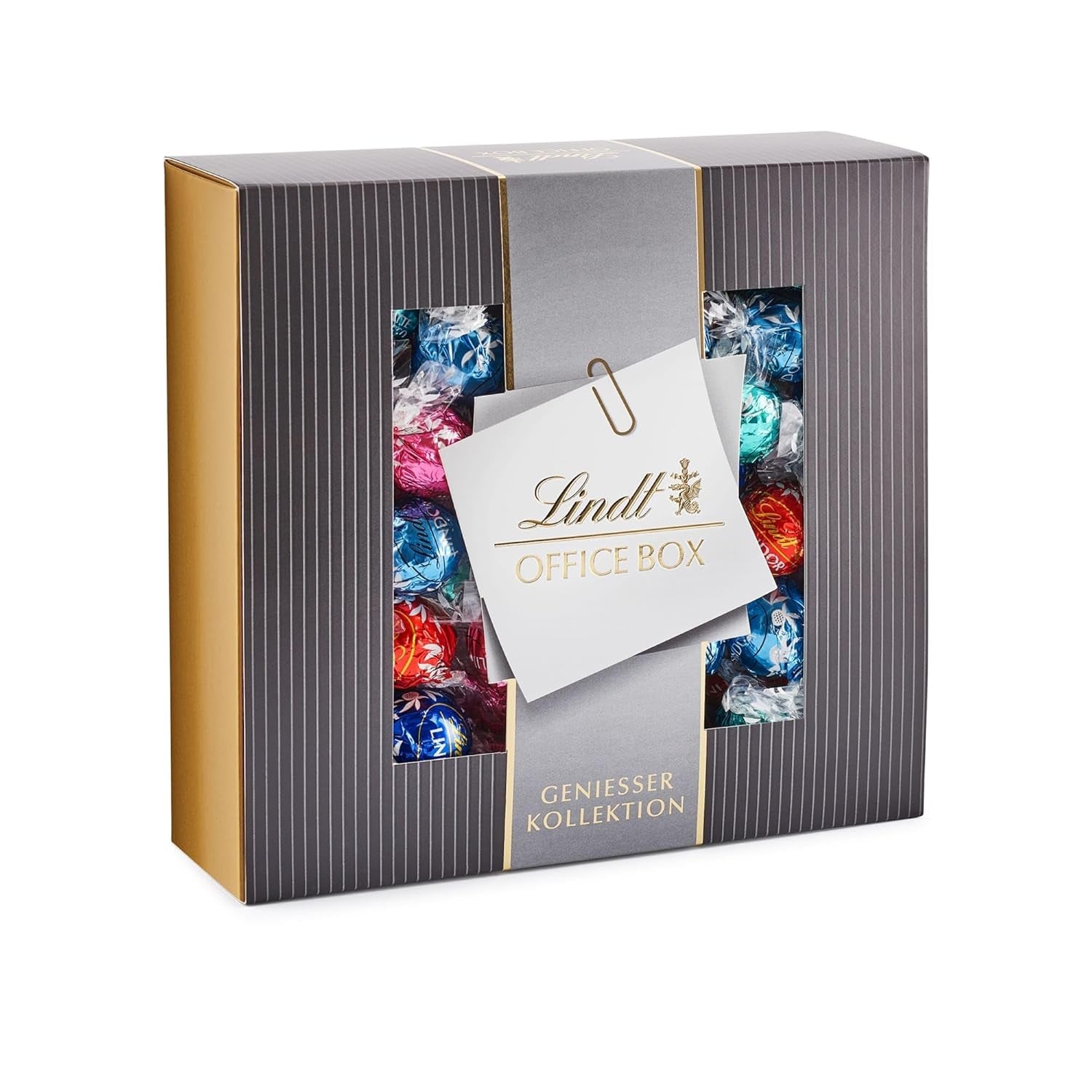 Lindt Chocolate LINDOR Home Office Box, různá množství a modely Čokoládové bonbony Naty Shop 930 gramů Home Office