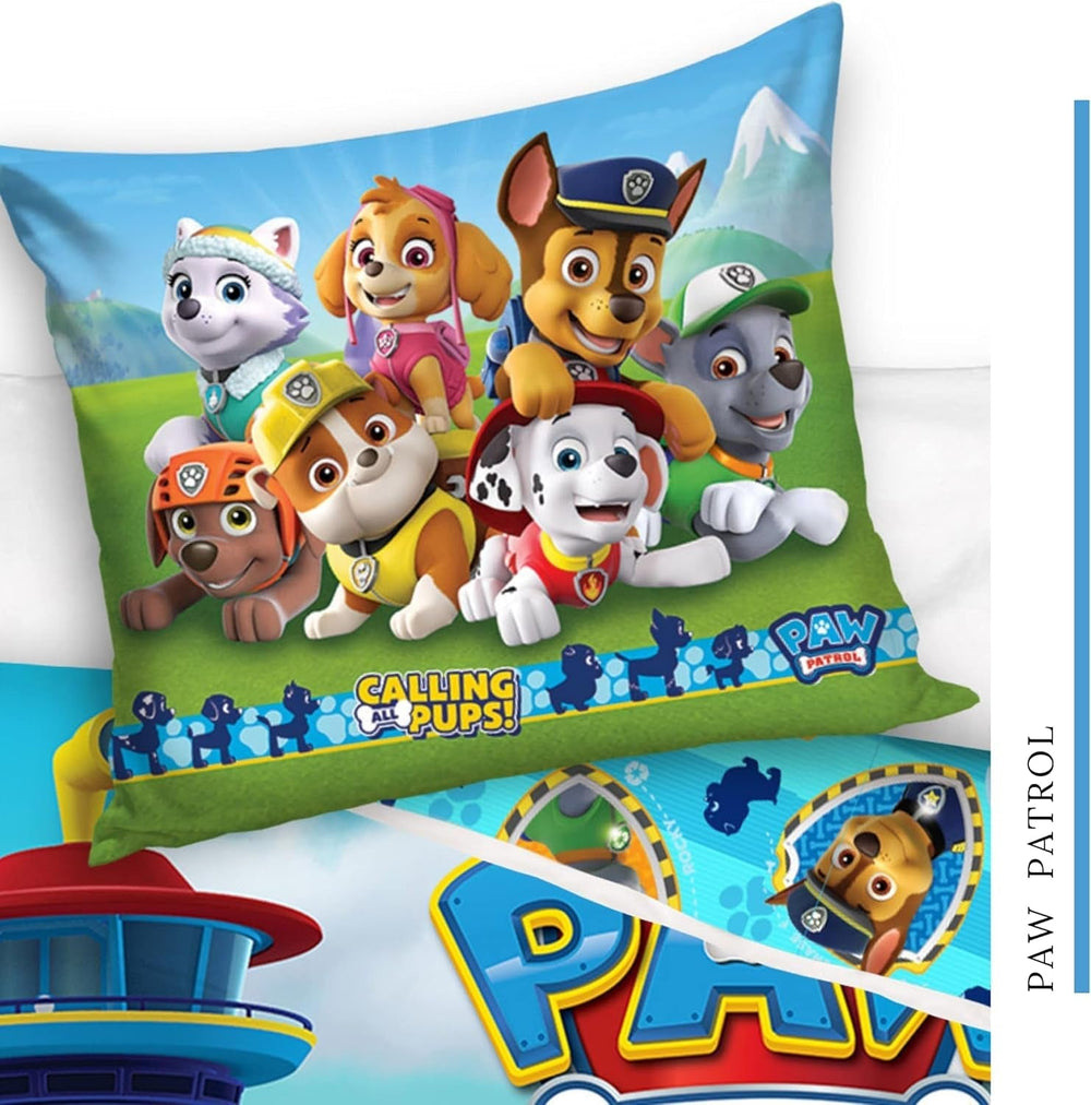 Bettbezug 100X135 40X60 Baumwolle · Kompatibilní s Paw Patrol Baby Kinderbettwäsche Für Mädchen Und Jungen · 2 kusy · 1 Kissenbezug 40X60 + 1 Bettbezug 100X135 Cm Naty Shop