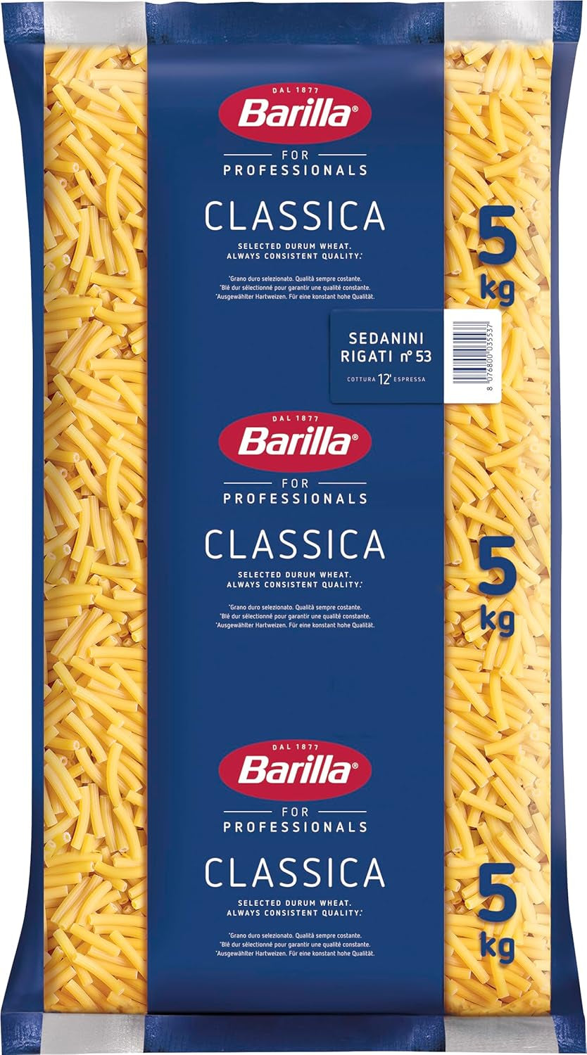 Penne Rigate Barilla těstoviny z tvrdé pšenice č. 73 – Balení po 1 (1x5kg)