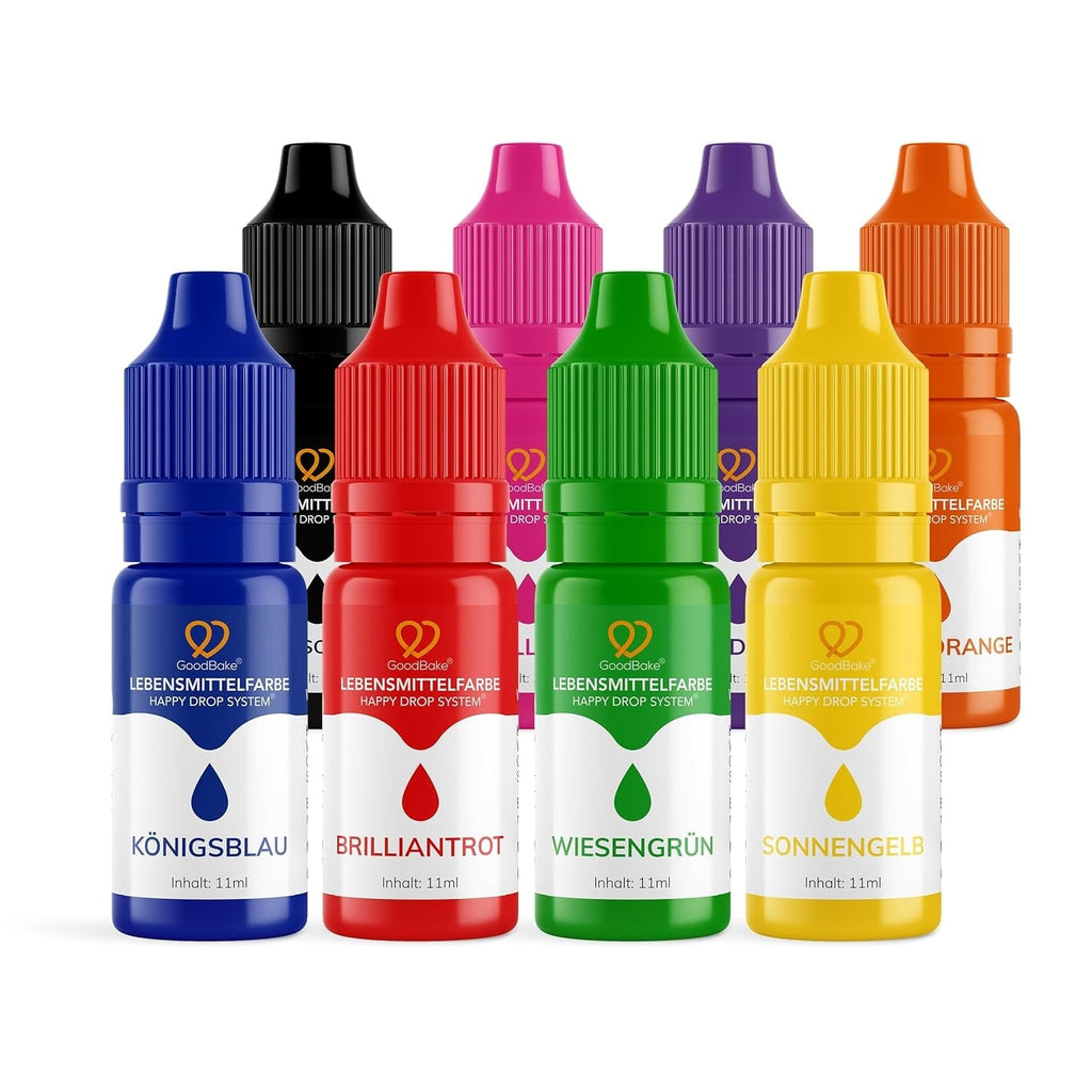 Colorant alimentar roz Goodbake (11 ml) – Colorant alimentar intens – Culoare foarte concentrată – Pentru colorarea prăjiturilor, fondantului, cremei de unt, băuturilor, slime-ului și multor altor obiecte. 100% vegan