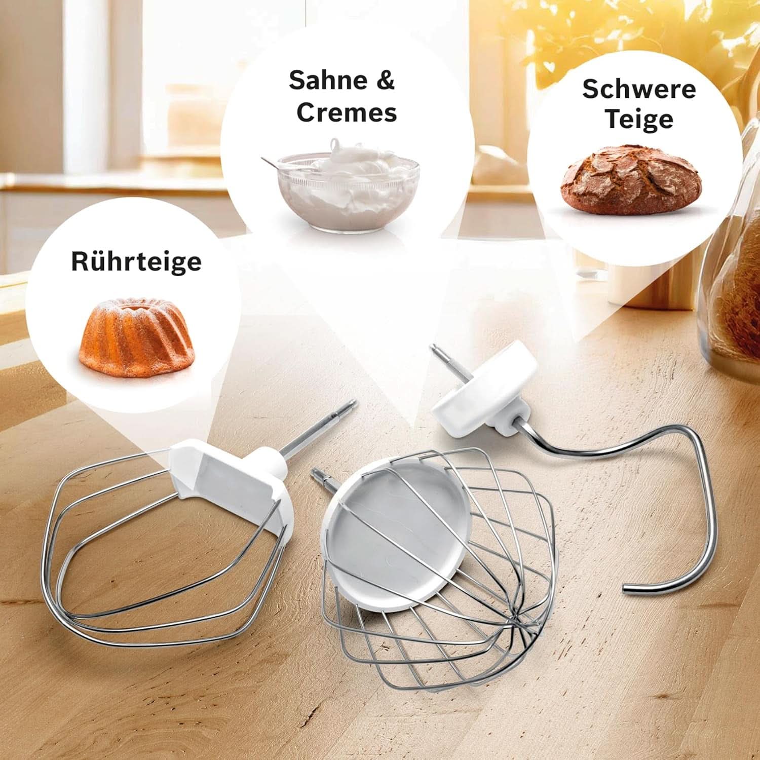 Bosch Küchenmaschine Serie 4 MUM56340, Schüssel 3,9 l, mixér 1,25 l, Fleischwolf, Zitruspresse, Planetenrührwerk, Knethaken, Schlag-, Rührbesen, Durchlaufschnitzler, 3 Scheiben, 900 Child Shop a Shop Silber