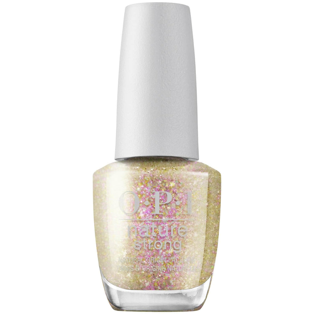 OPI Nature Bright Glitter & Shimmer - dlouhotrvající lak na nehty s inovativním veganským složením s přírodními přísadami - pro zářivé nehty