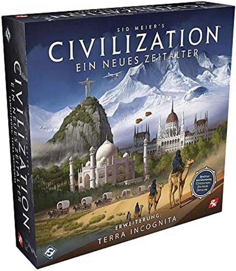 Fantasy Flight Games, Civilization: A New Age, Core Game, Expert Game, Desková hra, 2–4 hráči, Věk 14+, 120+ minut, Němčina