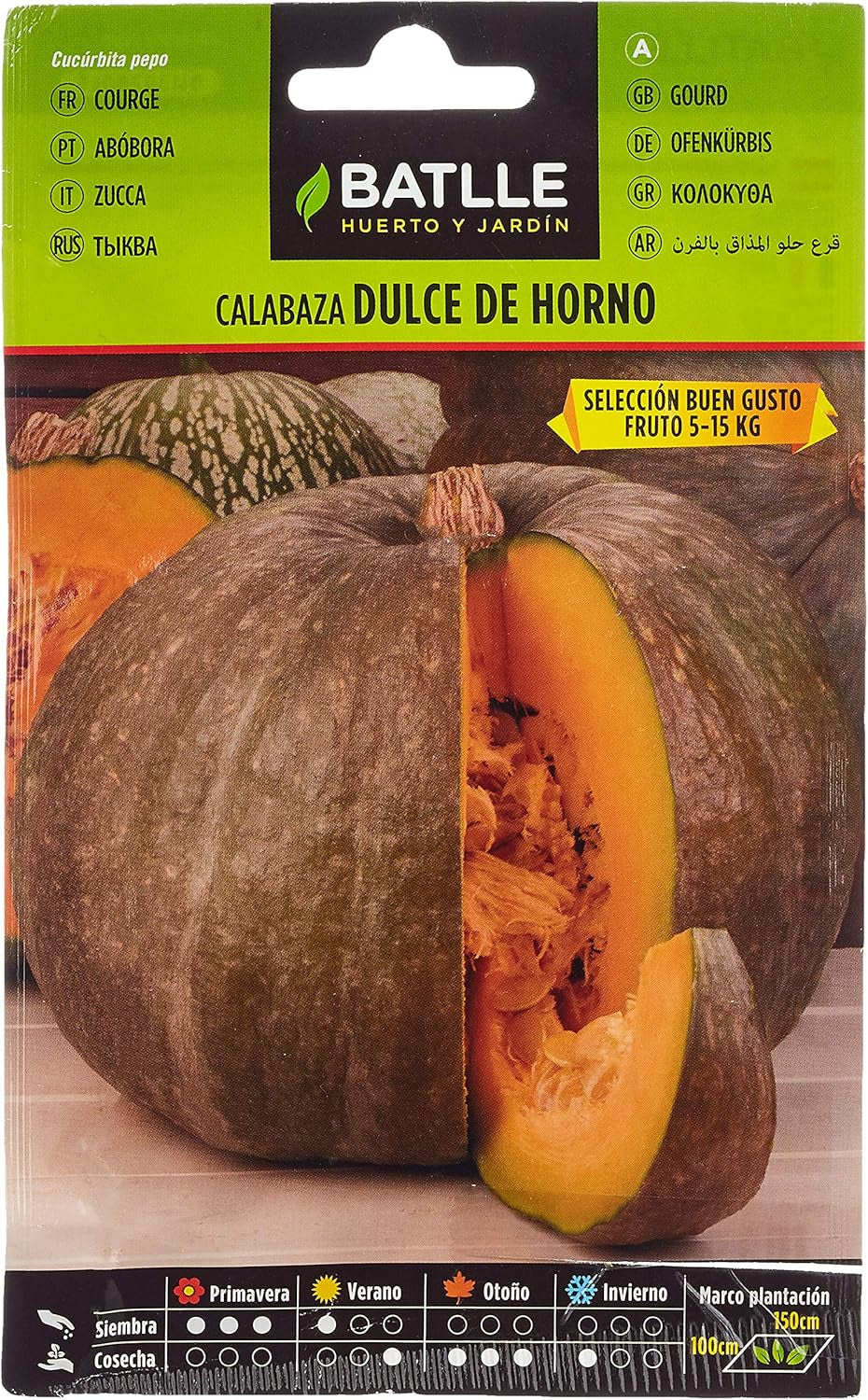 Batlle Gemüsesamen - Halloween Kürbis (6G Samen)