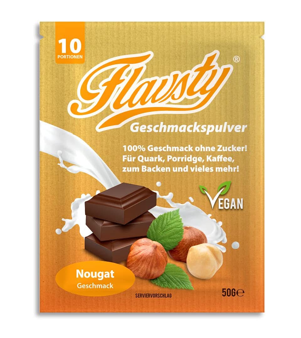 Flavsty® Flavour Powder Marcipán, 50 gramový sáček (10 porcí) Příchutě Naty Shop Nougat