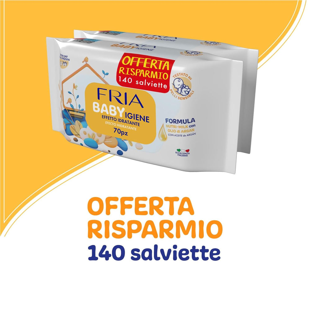 Vlhčené ubrousky, balení 2 ks (144 ubrousků)