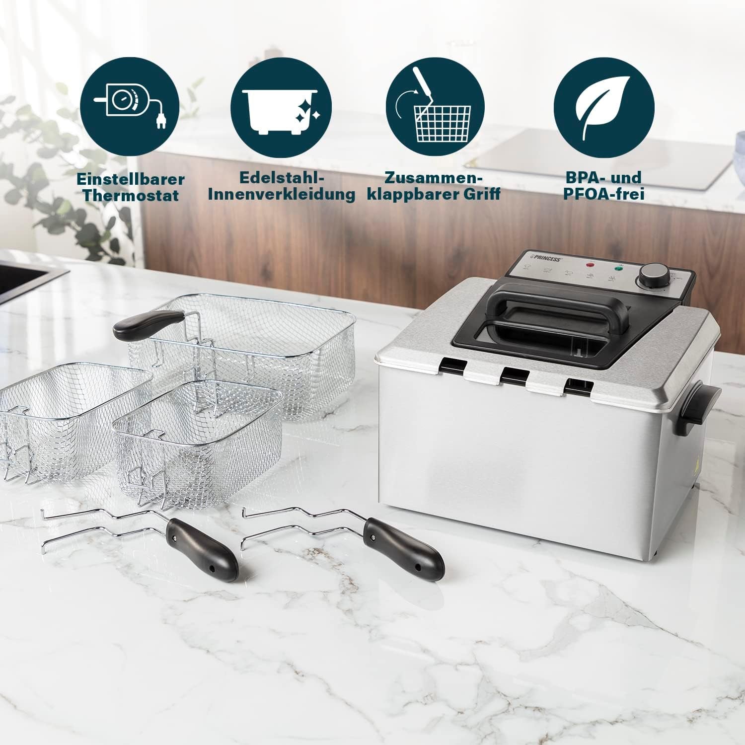 Princess friteuză, diverse marimi Electrocasnice Naty Shop