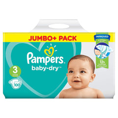 Pleny Pampers (stará verze), velikost 3 (6-10 kg), 100 kusů,