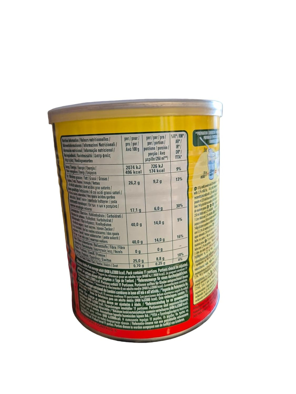 -Sada: MILO - Instantní nápoj Kakao 400g + NIDO - Mléčný prášek 400g