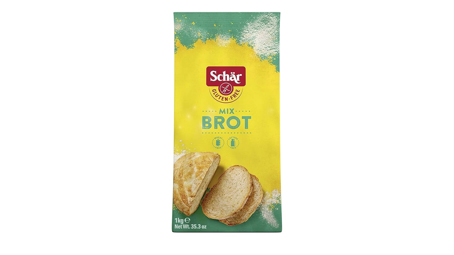 Mix B - Brot Mix Backmischung Glutenfrei 1 kg Směs na pečení a vaření Naty Shop 1 kg (8Er balení)