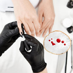 Maniküre Palette Kunstharz Nagelkunst Palette Nail Art Palette Nagellack Palette Make up Paletten Nagelmalerei Display Fach Kosmetik Mischpalette Werkzeuge