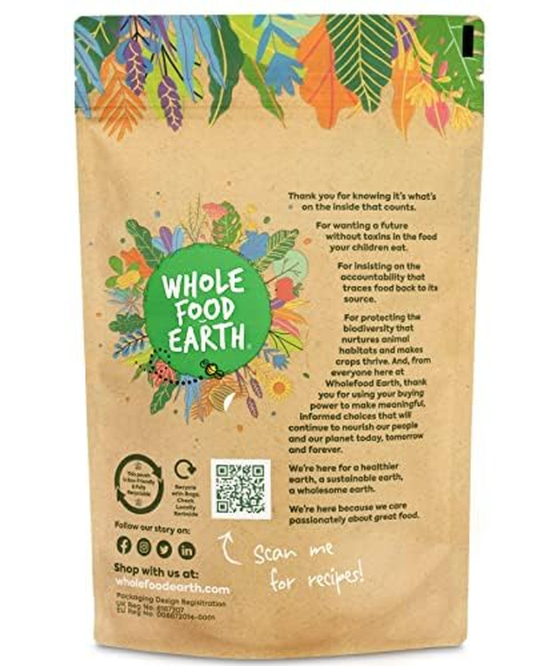 Červené fazole Wholefood Earth Organic 1kg Raw | Vegan | Bez GMO | Tmavě červená | Bohaté na vlákninu | Bohaté na bílkoviny | Certifikované organické