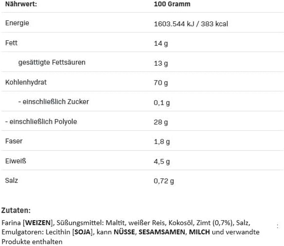 Allnutrition Nutlove křupavé vločky se skořicí 300G Cereal Naty Shop