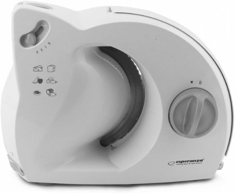 EKM017W Nerezový elektrický kráječ, 150 W drtiče a kráječe Naty Shop