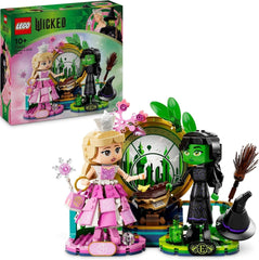 LEGO Wicked Elphaba a Glinda Dolls – Sběratelské figurky Čarodějky ze země Oz – Kreativní dárek pro dívky od 10 let a filmové fanoušky – 75682 stavebnic Besuche den LEGO-Store Výchozí název