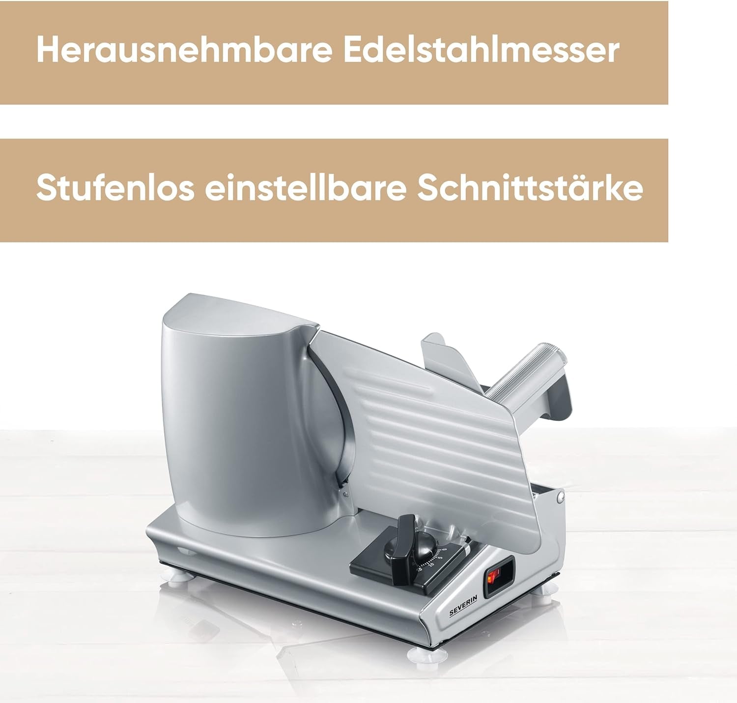 SEVERIN Multifunkční kráječ na chleba, uzeniny nebo strouhaný sýr a kráječe Naty Shop