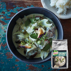 Knorr Kokosmilch Pulver (sušené mléko aus 20 frischen Kokosnüssen, ergibt 6,6 litru Kokosmilch) 1er balení (1 x 1 kg)