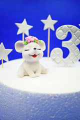 Decoratiune comestibila din zahar, Soricel Nati Shop