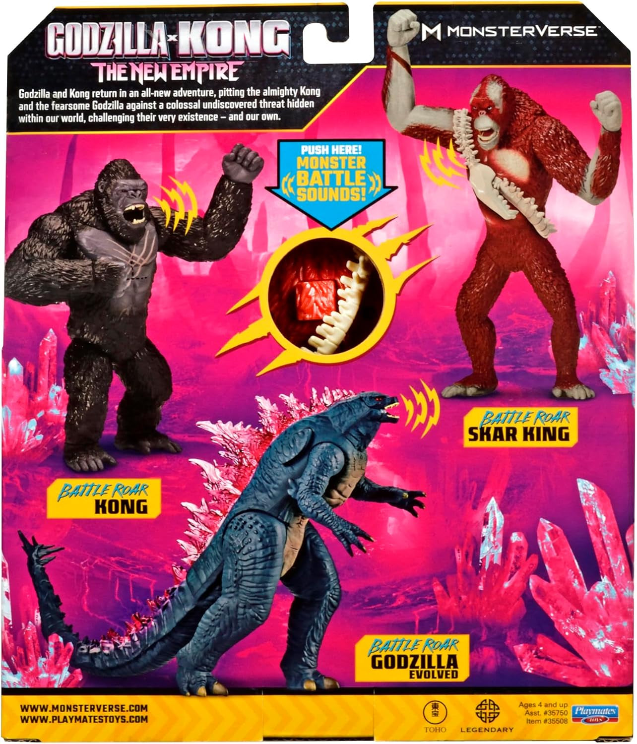 Godzilla X Kong: New Empire Battle Roar Skarking, Figuri de acțiune, 17 cm Action figures Naty Shop