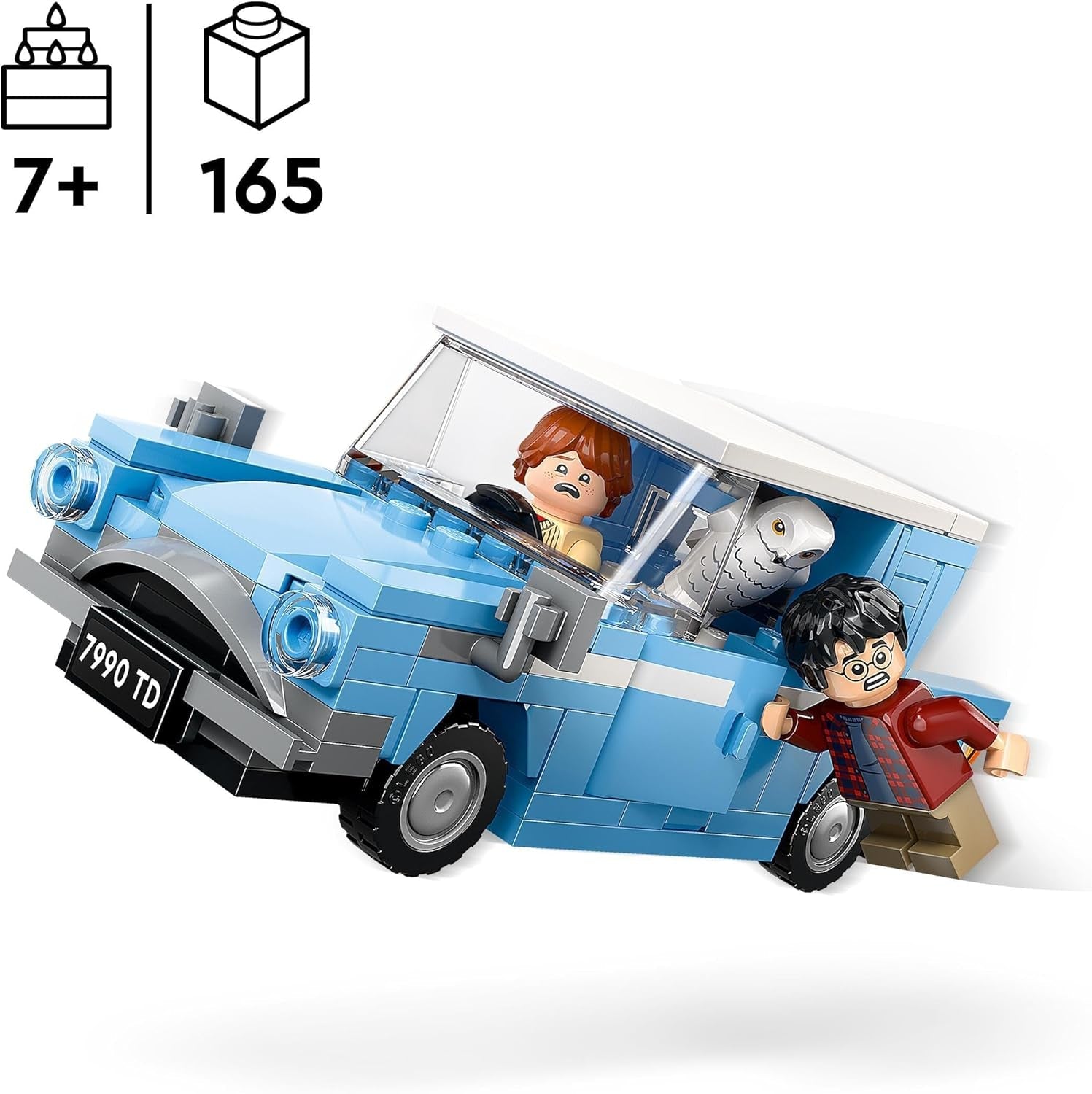 LEGO Harry Potter Létající Ford England Stavební autíčko pro děti Dárek pro chlapce, dívky a všechny fanoušky od 7 let Sada se 2 minifigurkami včetně Rona Weasleyho Hra na hrdiny 76424 Stavebnice Besuche den LEGO-Store