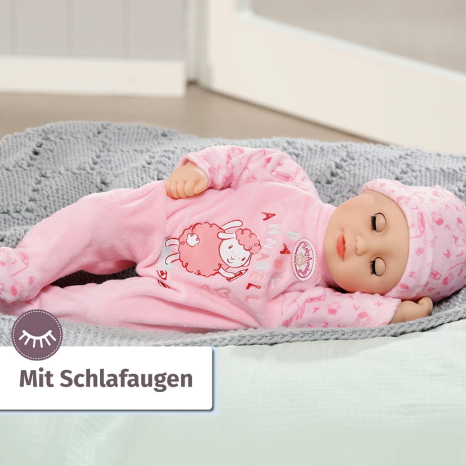 Baby Annabell Little Annabell 36cm, weiche Puppe mit Stoffkörper und Schlafaugen, 36 cm große Puppe, 706466 Zapf Creation