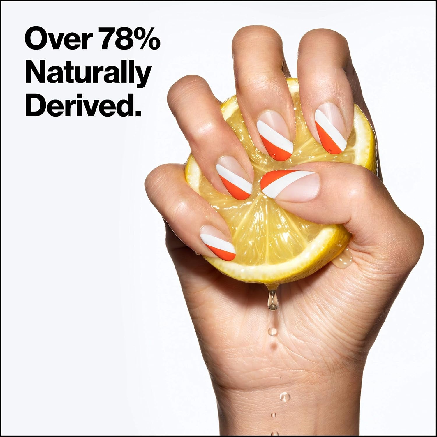 Revlon Ultra HD Snap lak na nehty, dlouhotrvající veganské složení, rychleschnoucí a plné krytí v jedné vrstvě, barva (8 ml), červená a černá (014), unisex