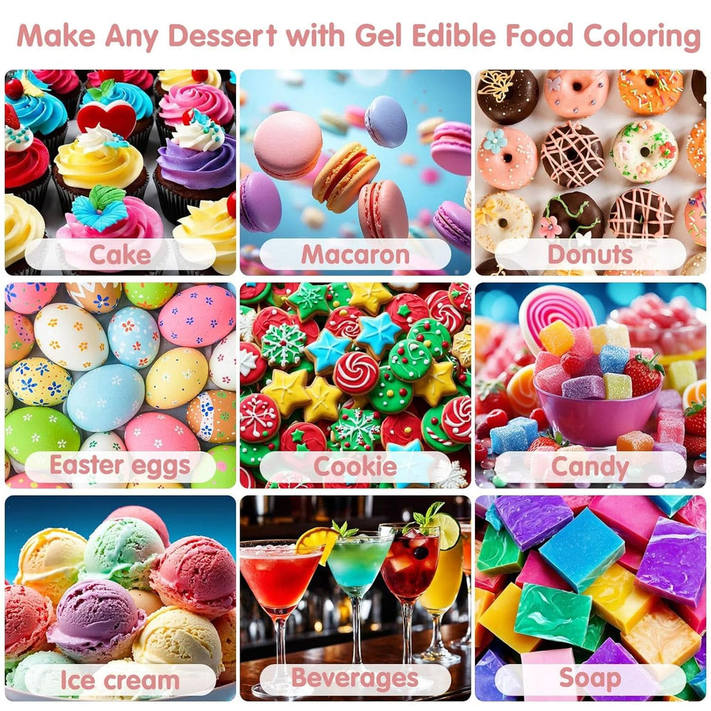 Gel potravinářského barviva, 6 gramů nebo 10 gramů Naty Shop