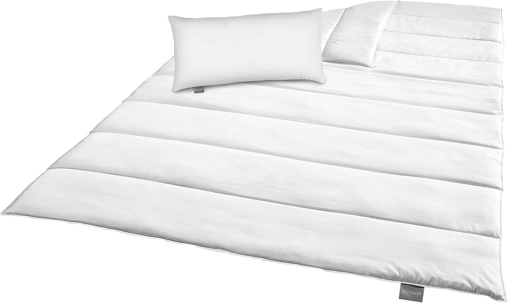 Povlečení Traumnacht Green - Přikrývka pro všechna roční období 135X200 Cm + polštář 80X80 Cm, odolné s potahem z mikrovlákna, vyrobeno dle německé normy kvality Peřiny a přikrývky Naty Shop Povlečení pro všechna roční období (přikrývka + polštář 40X80) 135 X 200