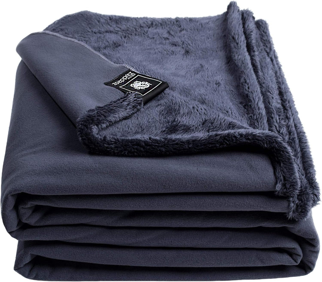 Pătură Reborn Bliss - Pătură confortabilă din blană artificială - Pătură din blană artificială pufoasă și luxoasă cu spate neted - 140X190 Cm - 310 Rose - De "Zoeppritz since 1828" Paturi si Cuverturi 'zoeppritz since 1828' 970 cărbune 180X220Cm