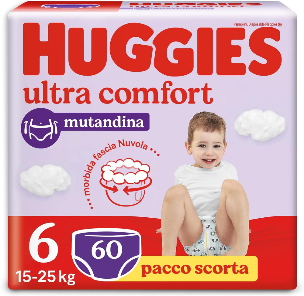 Pleny Huggies Ultra Comfort, velikost 3 (4-9 kg), design Disney, 168 kusů