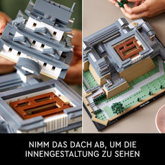 LEGO Architecture hrad Himedži, stavebnice pro dospělé modelky, sbírka památek, kreativní zahradnictví a sada fanoušků japonské kultury s třešňovým květem, dárek pro něj a její 21060 stavebnice Besuche den LEGO-Store