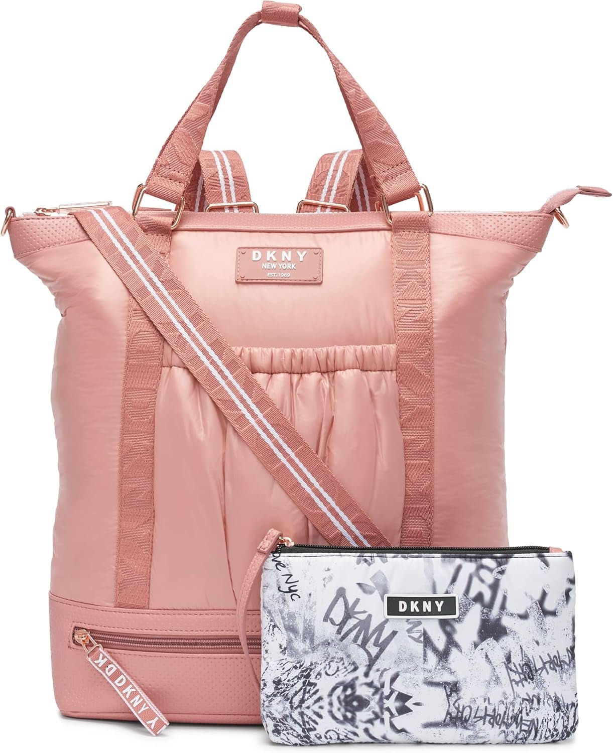 DKNY Do640ug1-ros-one Gr Boarding Bag pentru femei, Primrose, mărime unică Genti Femei Naty Shop Titlu implicit
