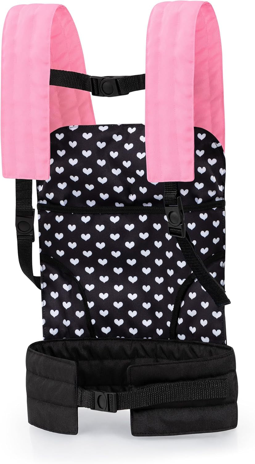 Bayer Design 62260AA Puppentrage EasyCarry, gepolstert, verstellbare Riemen, hinten und vorne tragbar, für Puppen und Plüschtiere