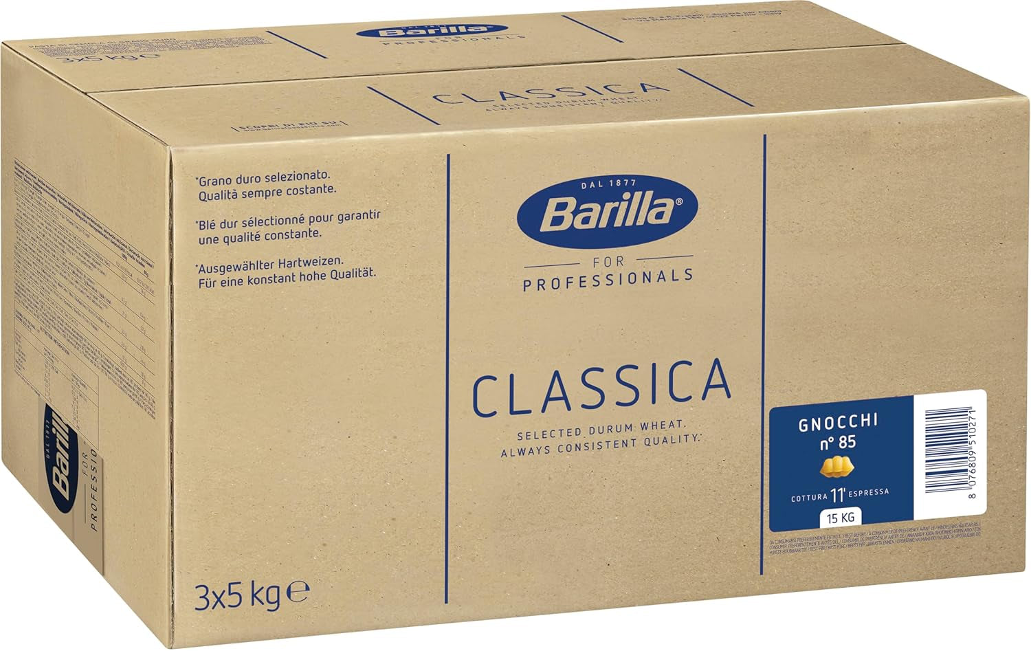 Barilla Pasta Gnocchi no. 85 - 1 balení (1x5kg)