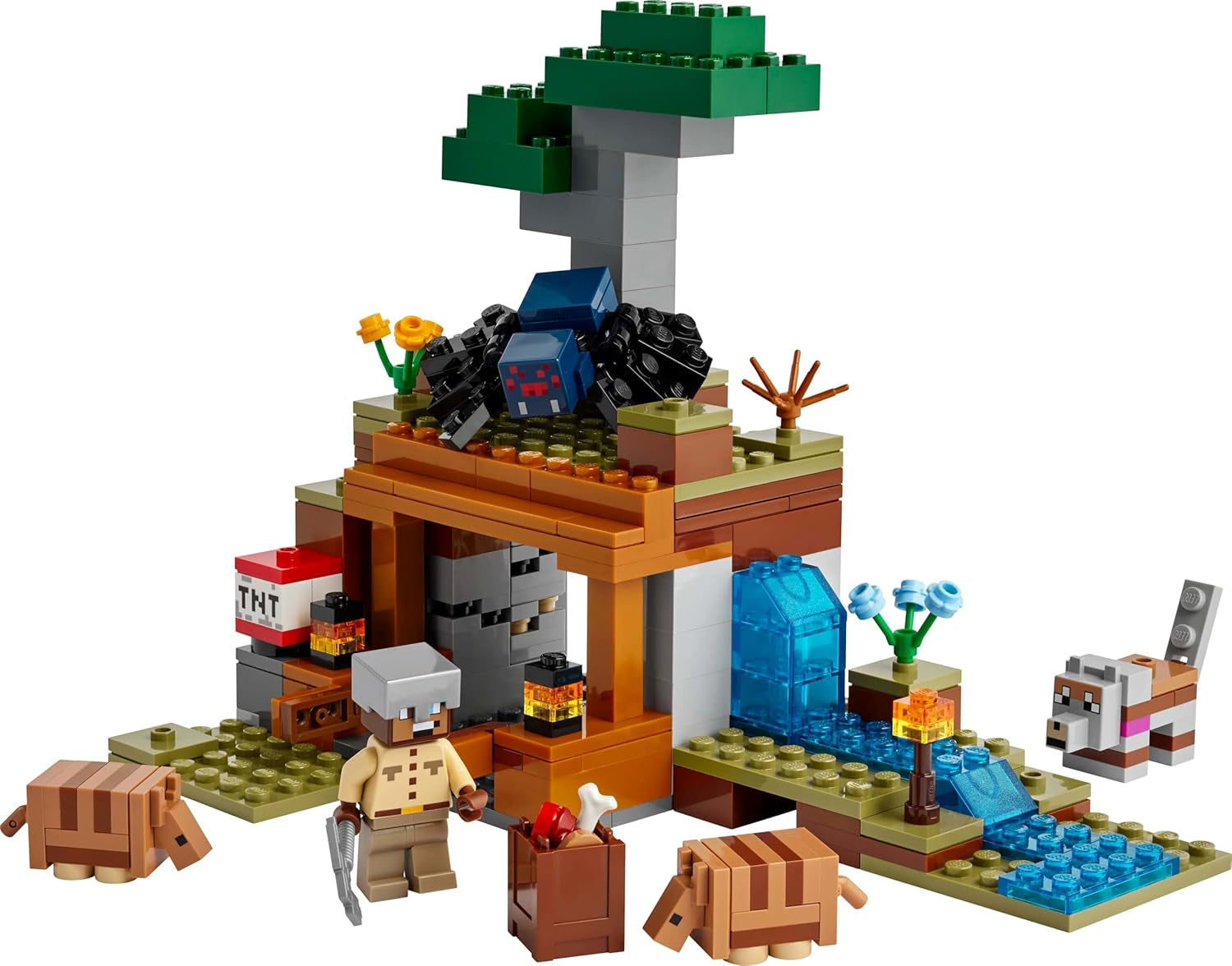 LEGO Minecraft Dungeon Mine Expedition Videohra Sada minifigurek Stavění postav Dárek pro chlapce a dívky 8 let 21269 Stavebnice Besuche den LEGO-Store
