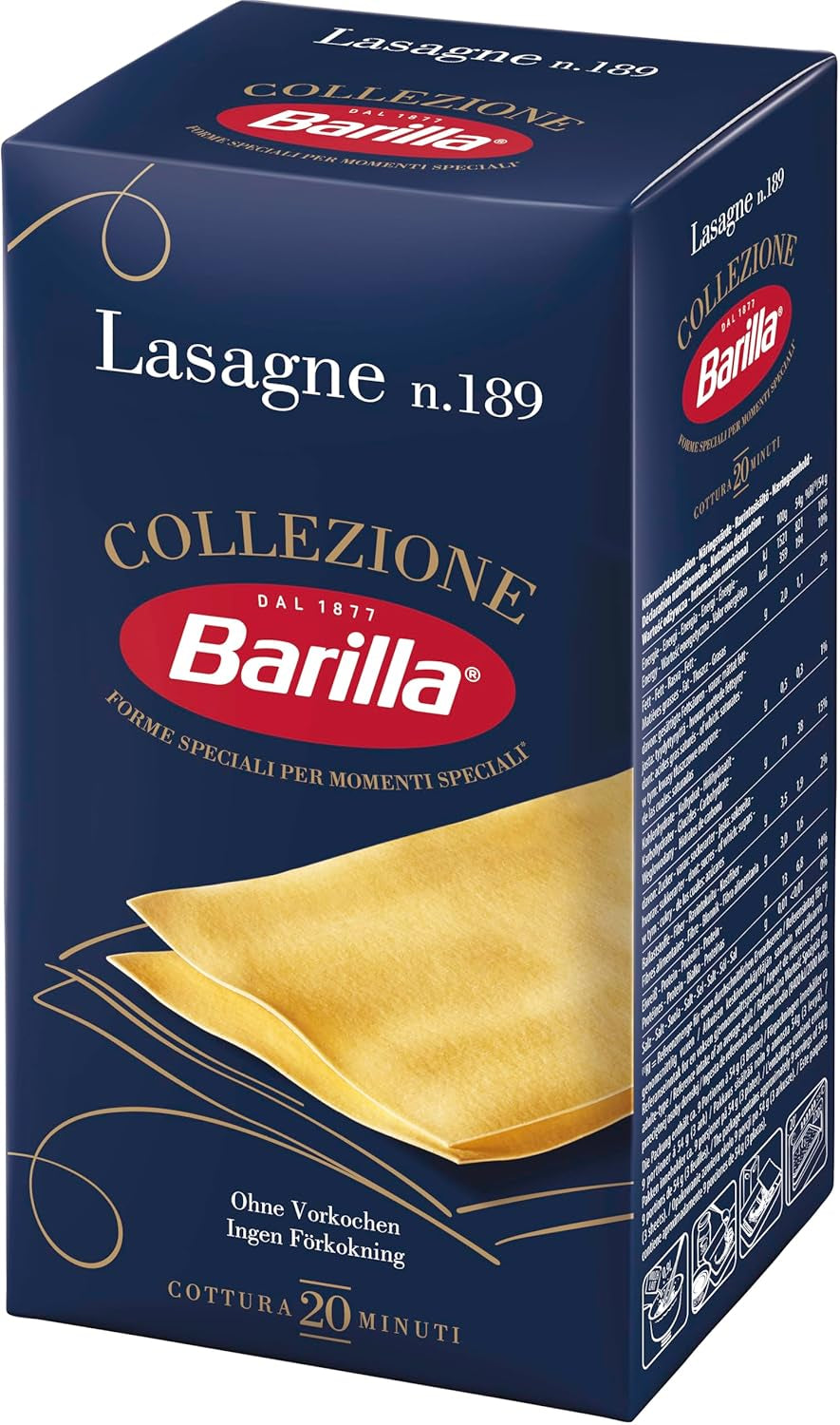 Barilla Collezione Lasagne Těstoviny z tvrdé pšenice, vždy al dente, 500g