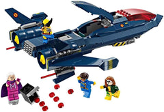 LEGO Marvel X-Jet Stavební model letadla X-Men s figurkami včetně Wolverina a Rogue Superhrdina Hračka pro děti Dárek pro chlapce a dívky 8 let staré 76281 Stavebnice Beuche den LEGO-Store