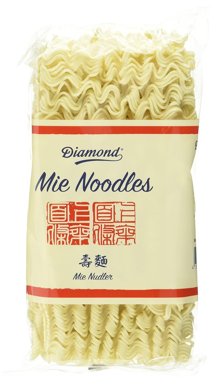 Tăiței Mie DIAMOND, tăiței din grâu fără ou, preparați rapid și ușor, vegetarieni - 8 x 250 g