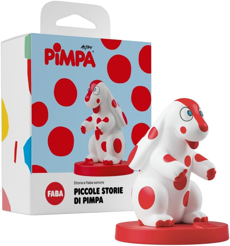 Figura sonoră - Micile povești de la Pimpa - Povești și basme sonore pentru băieți și fete 1-3 ani - Audibil cu povești și +, joc educațional Versiunea italiană Jucarii Bebe Naty Shop