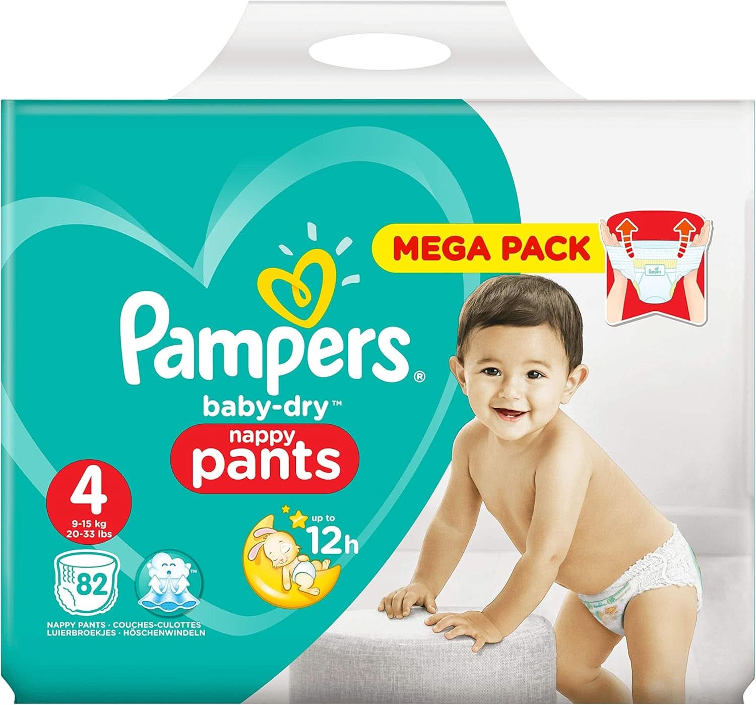 Scutece Pampers, versiunea clasica, diverse marimi Mama si Copilul Naty Shop 4 (82 buc)
