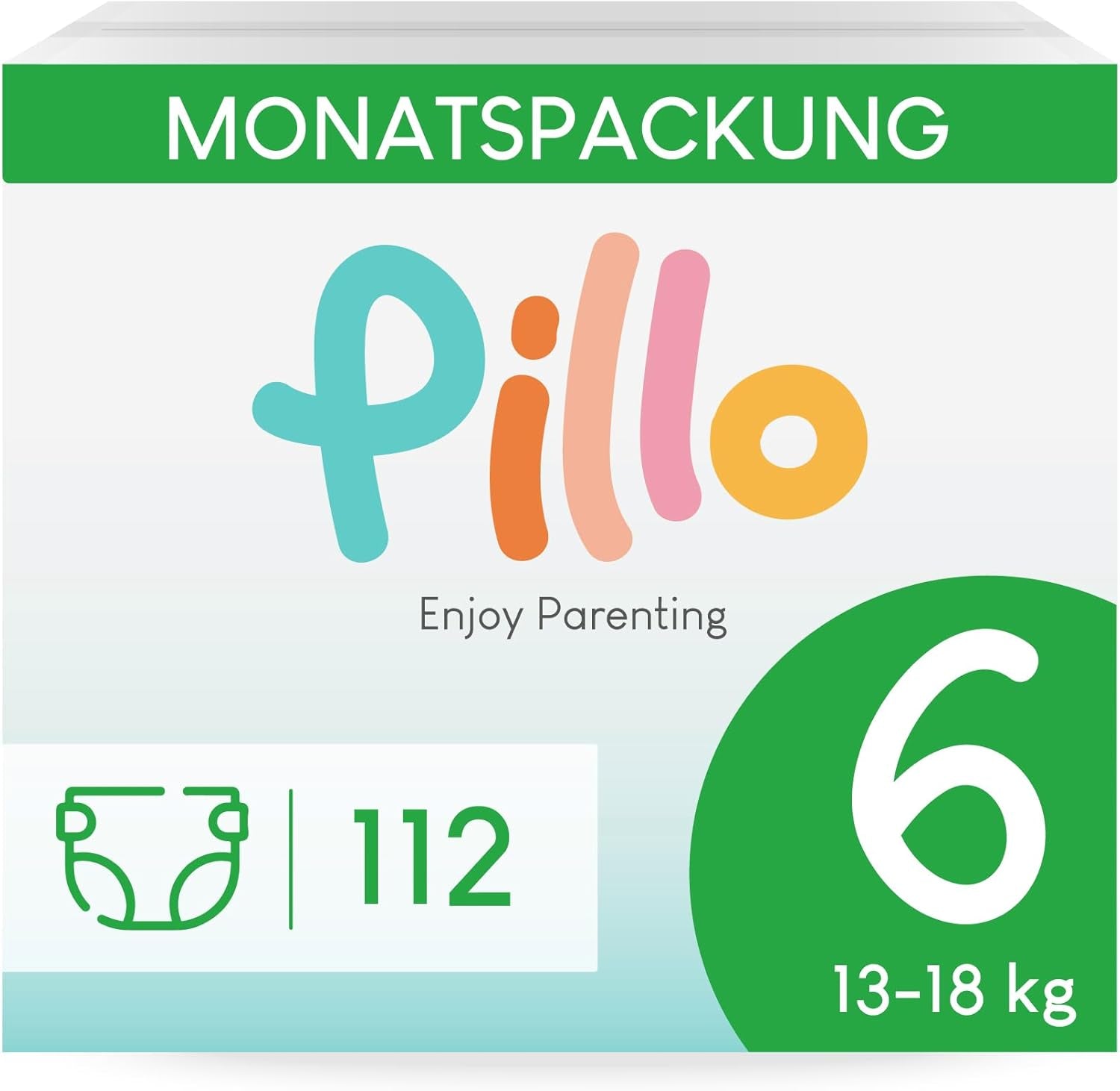 Plenky Pillo 3 - Krabice 168 plen, 6 balení po 28 plenkách, velikost 3 - Midi (6-10 kg) - Plenky pro miminka