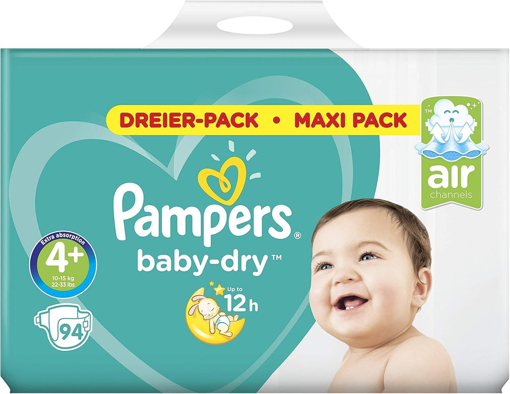 Pampers (stará verze), kalhotky, velikost 4, 9kg-15kg, tři balení (1 x 88 plen)