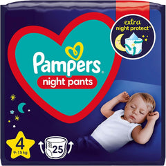Pampers Scutece Night Pants, marimea 4 Mama si Copilul Naty Shop