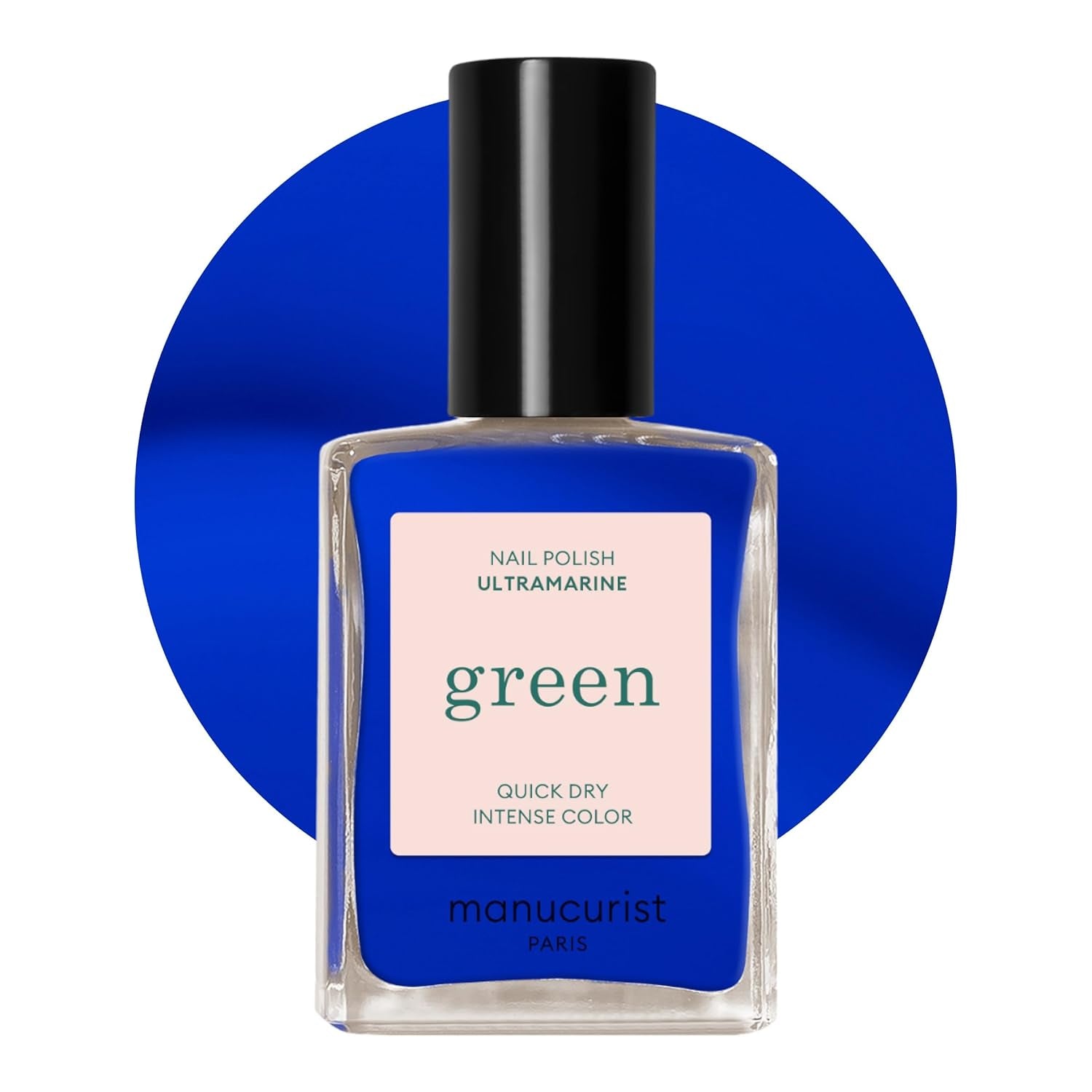 Manucurist Green - Rosy Beige Shell Beige Lak - Rychleschnoucí lak na nehty - DIY Nails - Vegan 12-Free - Rostlinná báze - Lak na nehty - Vyrobeno ve Francii