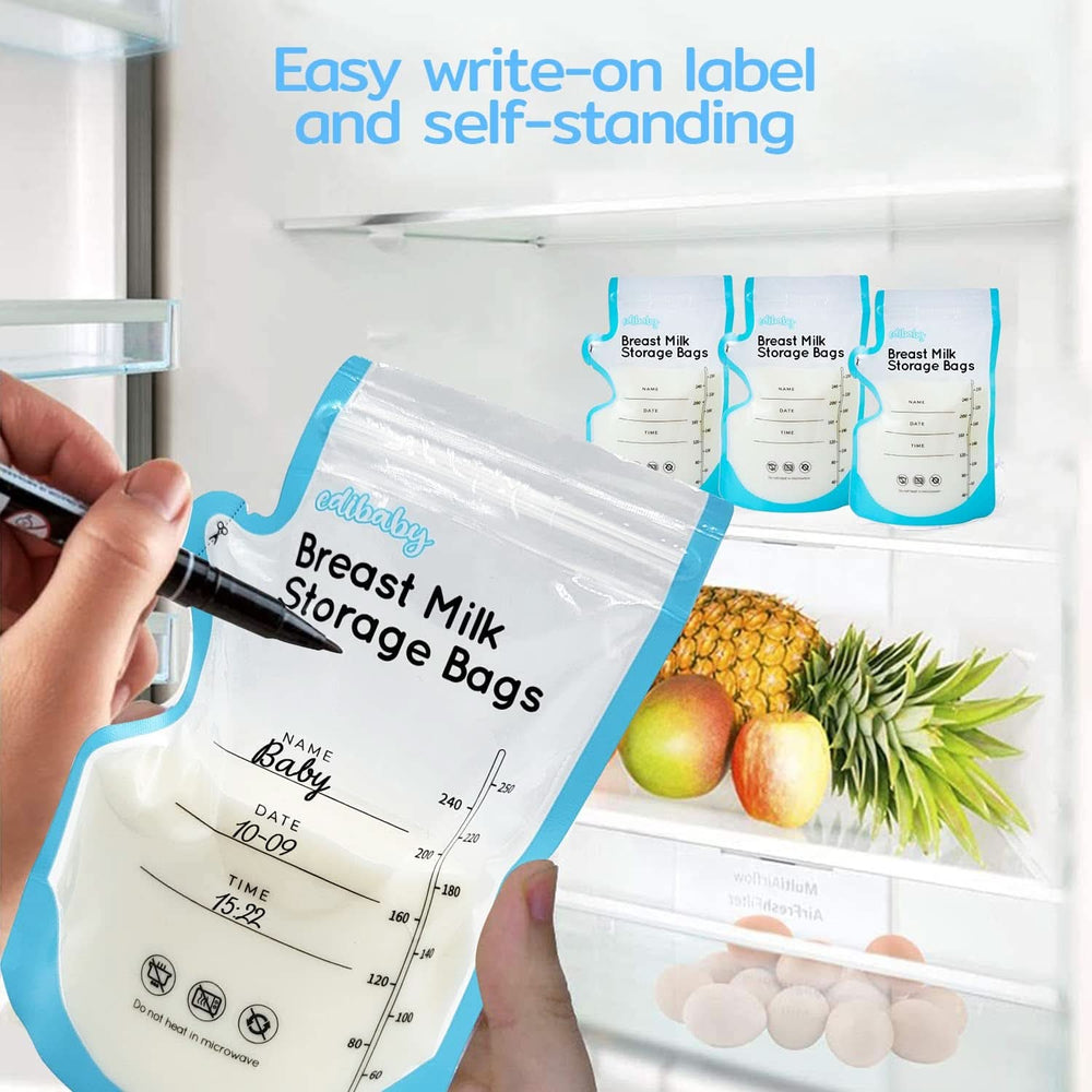 Edibaby, Sáčky na mateřské mléko, 100 kusů, sterilizované, bez BPA Příslušenství Potraviny a kojení Bebe Naty Shop