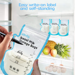 Edibaby, Sáčky na mateřské mléko, 100 kusů, sterilizované, bez BPA Příslušenství Potraviny a kojení Bebe Naty Shop